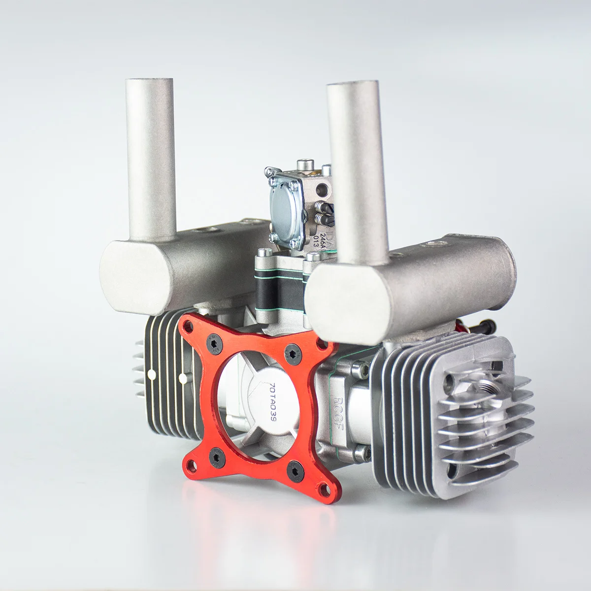 Moteur essence RCGF 70cc bicylindre pour avion RC