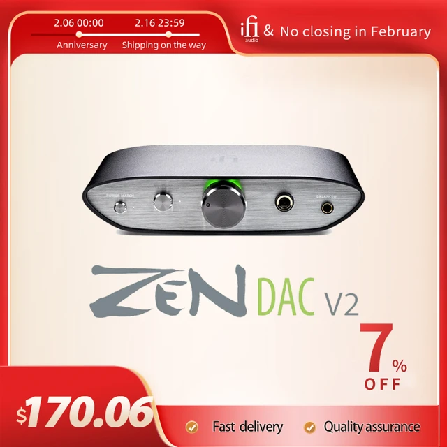 iFi Zen DAC V2 Desktop Balanced USB Decoder Headphone Amplifier USB 3.0 RCA  PC Hifi Professional Audio Music All In One Machine - AliExpress