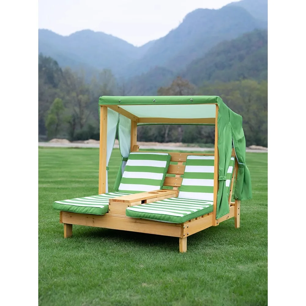 

Children's outdoor beach recliner for two people, children's playground backrest sofa furniture, children's pet bed outdoor