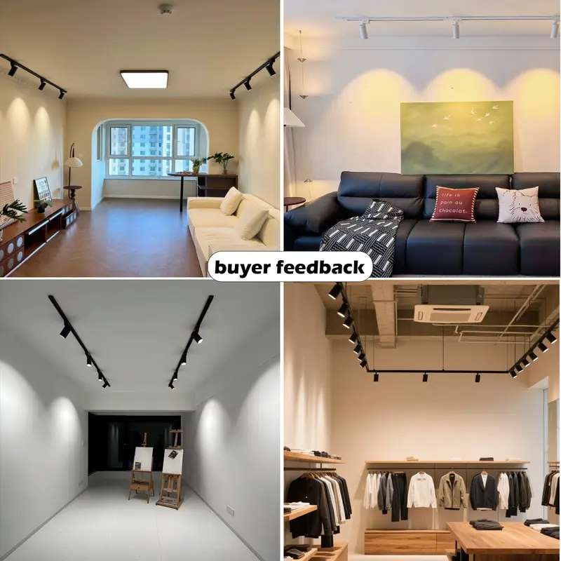Led Track Light Set Ceiling Lamps Rail Lighting 220V Led Track Lamp Rail Light Spot Light Led Lights for Kitchen Shop Store Home - Image 4