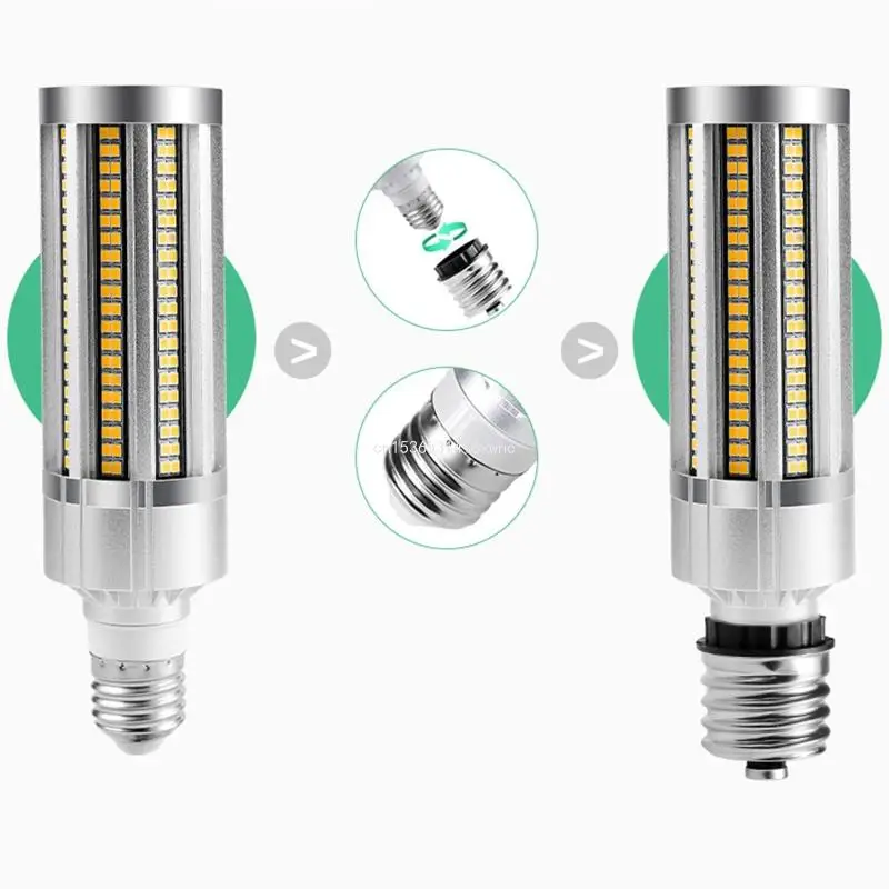 Dropship 슈퍼 밝은 옥수수 LED 전구 팬리스 E27 기본 상업용 LED 램프 6000K