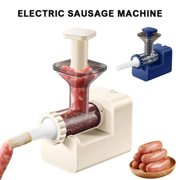 Nuova macchina per salsicce elettrica per uso domestico e commerciale, macchina per salsicce completamente automatica 220V 1