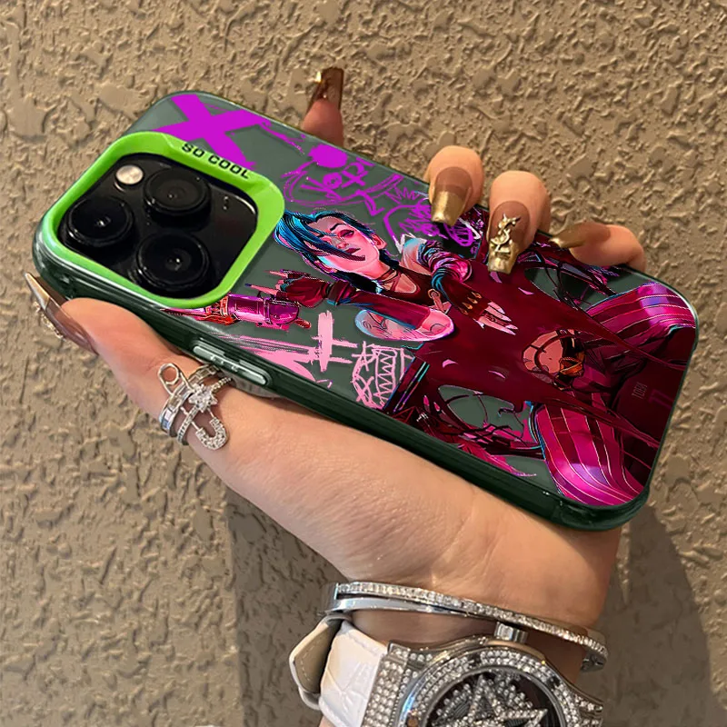 Graffiti Arcane Jinx Phone Case – Vibrant Matte Back Cover