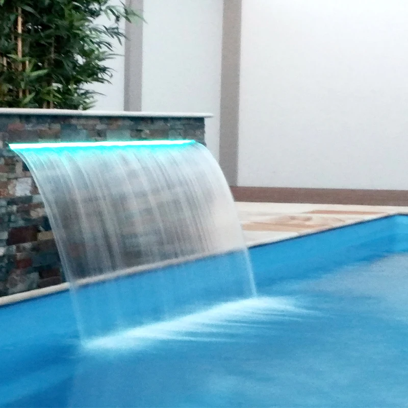 Acrylicwaterfallwatertroughcourtyardgardenfishpondrockerywater