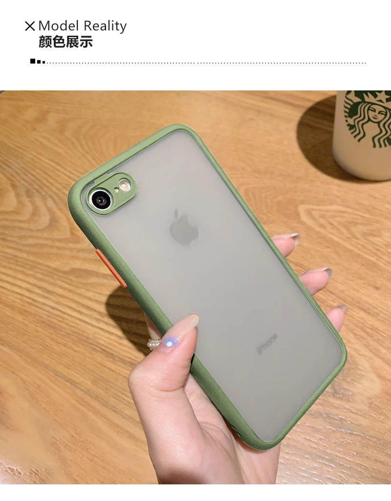 Enhanced Anti-Drop Frosted Phone Case with Fine Pore Skin Protection