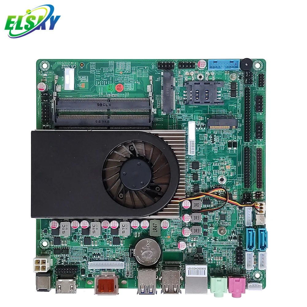 ELSKY 8 세대 코어 i5 8250U 쿼드 코어 프로세서, 2LAN 6COM GPIO 4K EDP DP LVDS 1HDMI VGAI3 I5 I7 미니 ITX 마더보드