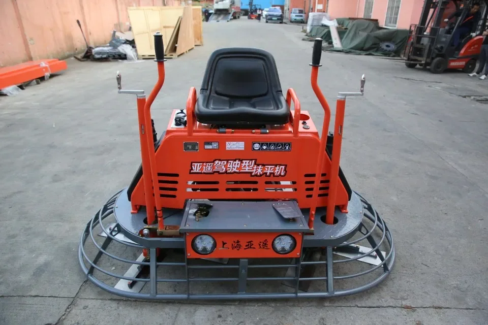 Concrete machine Gasoline Engine factory Power Trowel has good price for ride on power trowel