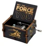 Wooden Carved Star Wars Music Box Home Decoration Vintage Music Box Christmas Birthday Gift Beautiful Valentine's Day Gift 1