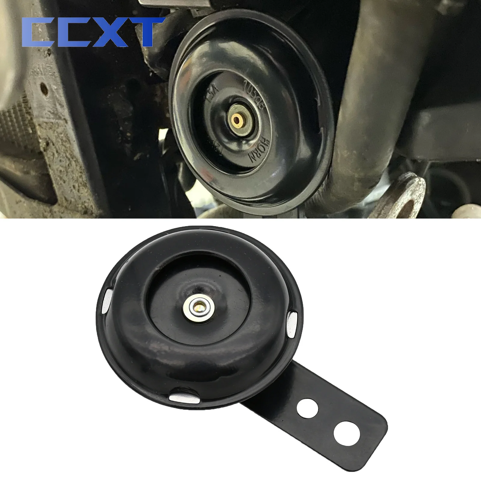 Motorcycle Bike Scooter 12V 105dB Electric Horn Waterproof Round Speaker Loud Electric Horn KTM Honda Yamaha Kawasaki Parts