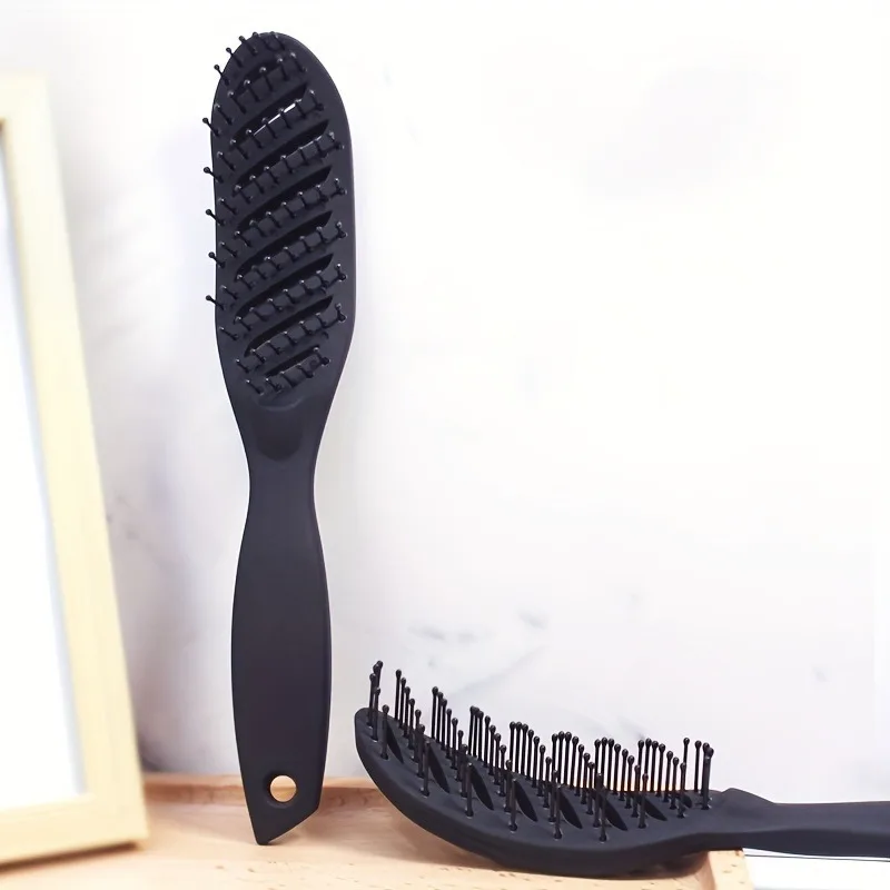 Professional Hair Styling Comb - Durable, Heat-Resistant, Nylon Bristles for All Hair Types, Detangling & Blow Drying
