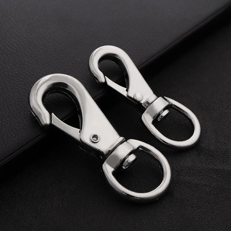 Metal Swivel Clips para Keychain, Leash Collar, Leash, 10 Pcs