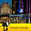 5W 9W Wall LED Spotlight Outdoor One Beam Lights 110V 220V Red Green Blue Home Lamp IP66 Waterproof Landscape Gardon Lighting 6