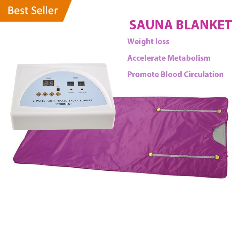 

HOT FAT top sauna blanket in china 2023 infrared sauna blanket zipper portable sauna thermal blanket for weight loss