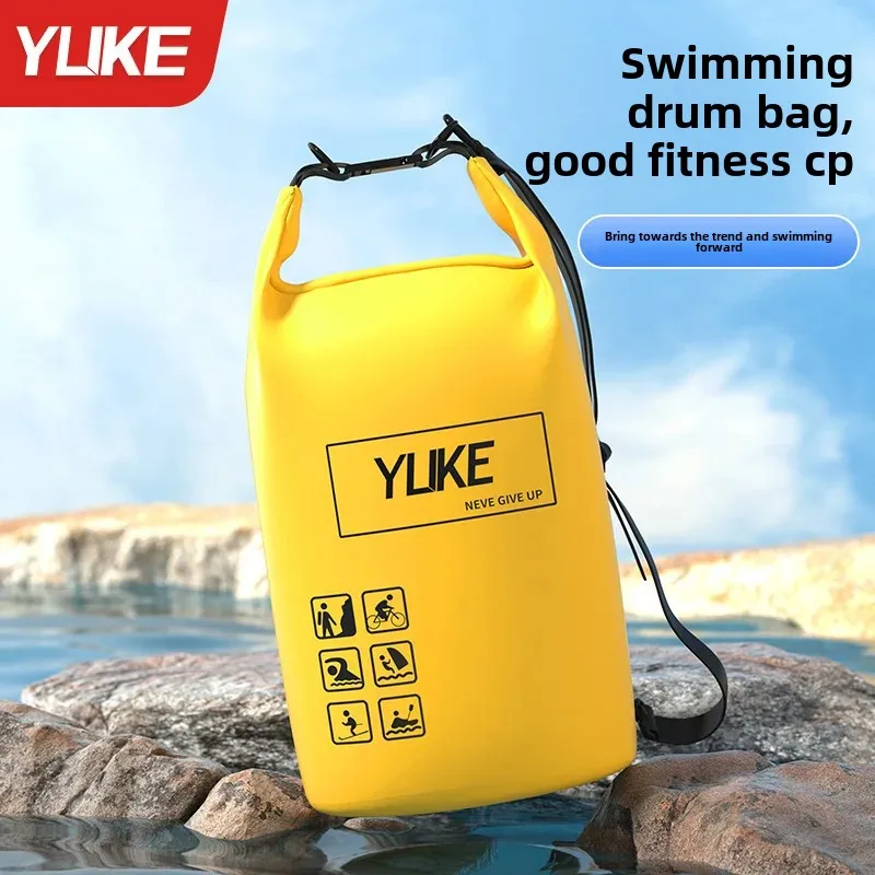 Outdoor Waterproof Bag Beach Drifting Handheld Bucket Bag Swimming Storage Beach Fishing Bucket Crossbody Waterproof