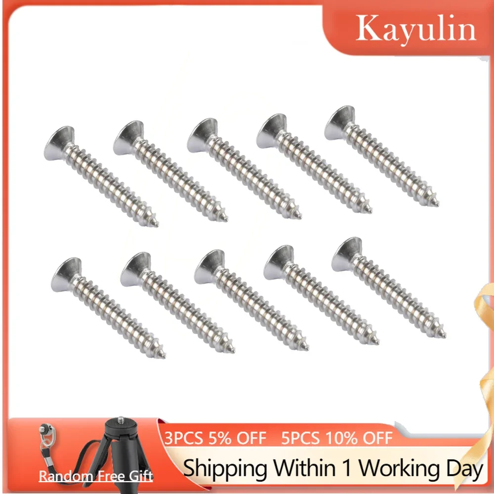 Саморез Kayulin M4 x 25 мм с потайной крестовой утопленной головкой, винты с плоской головкой, Саморез с хвостовиком, длина 25 мм