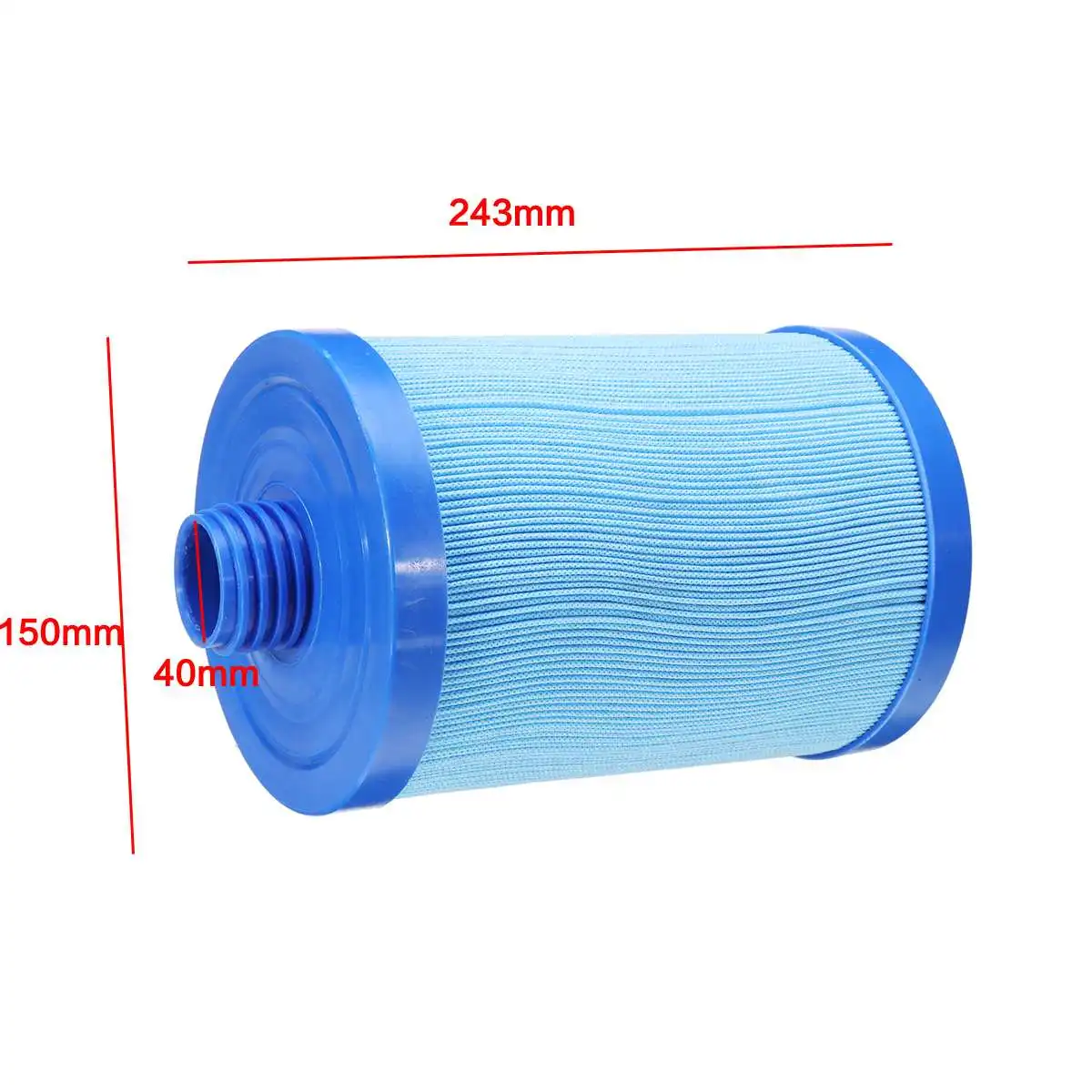 Spa Filter Element For 6CH-940 PWW50 243x150MM with 40mm Hole Hot Tub Filter Cartridge System Element Swimming Pool Accessories 6