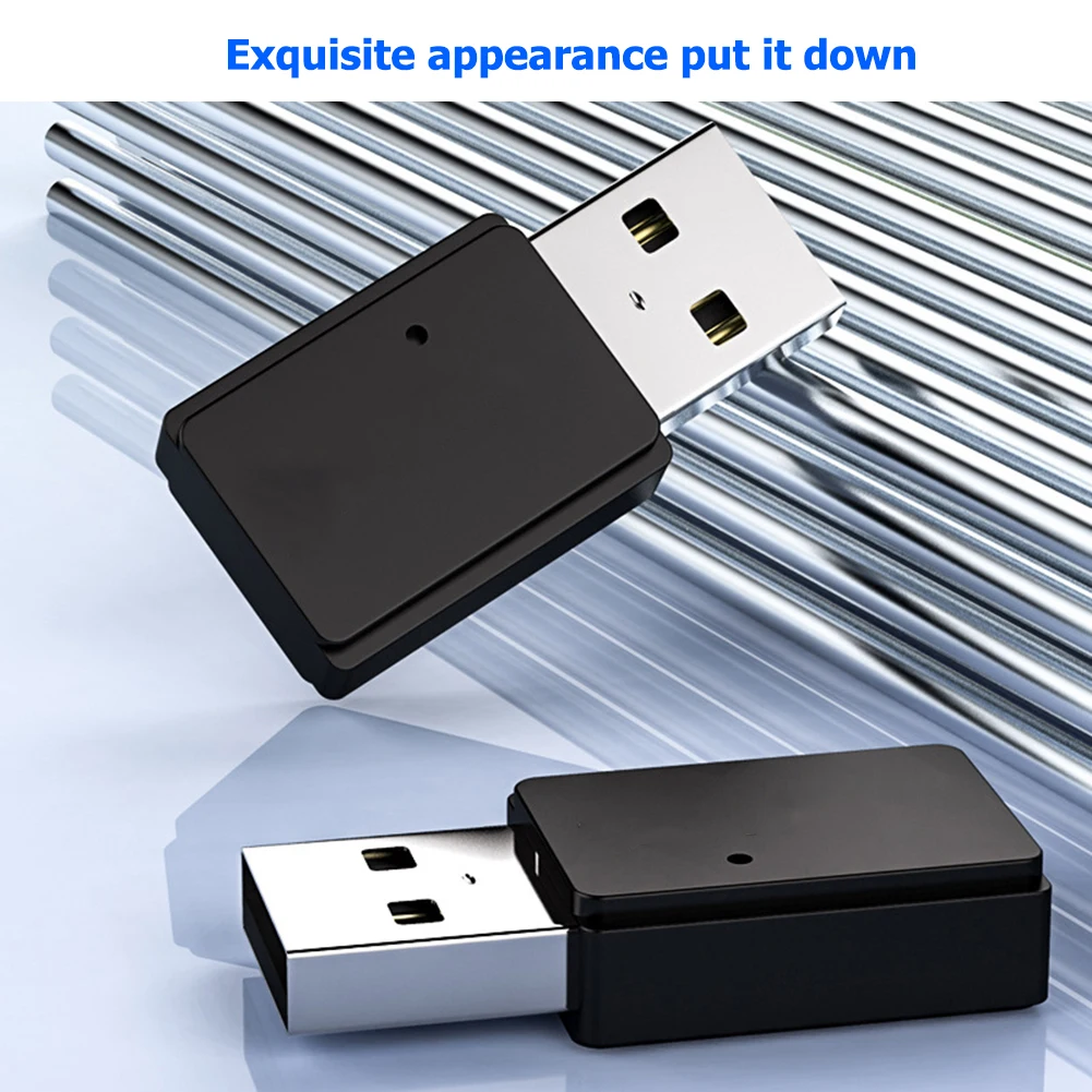 PC-T7 USB 블루투스 5.0 오디오 송신기 PC 컴퓨터용 무선 음악 어댑터