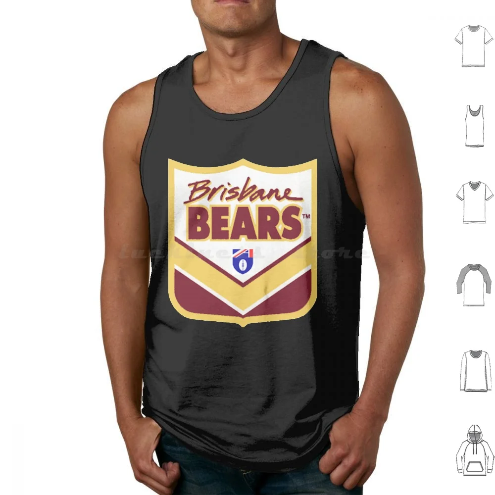 Brisbane Bears Afl Footy Classic Canotte Gilet Senza Maniche Essendon Afl Melbourne Footy Aussie Rules Collingwood