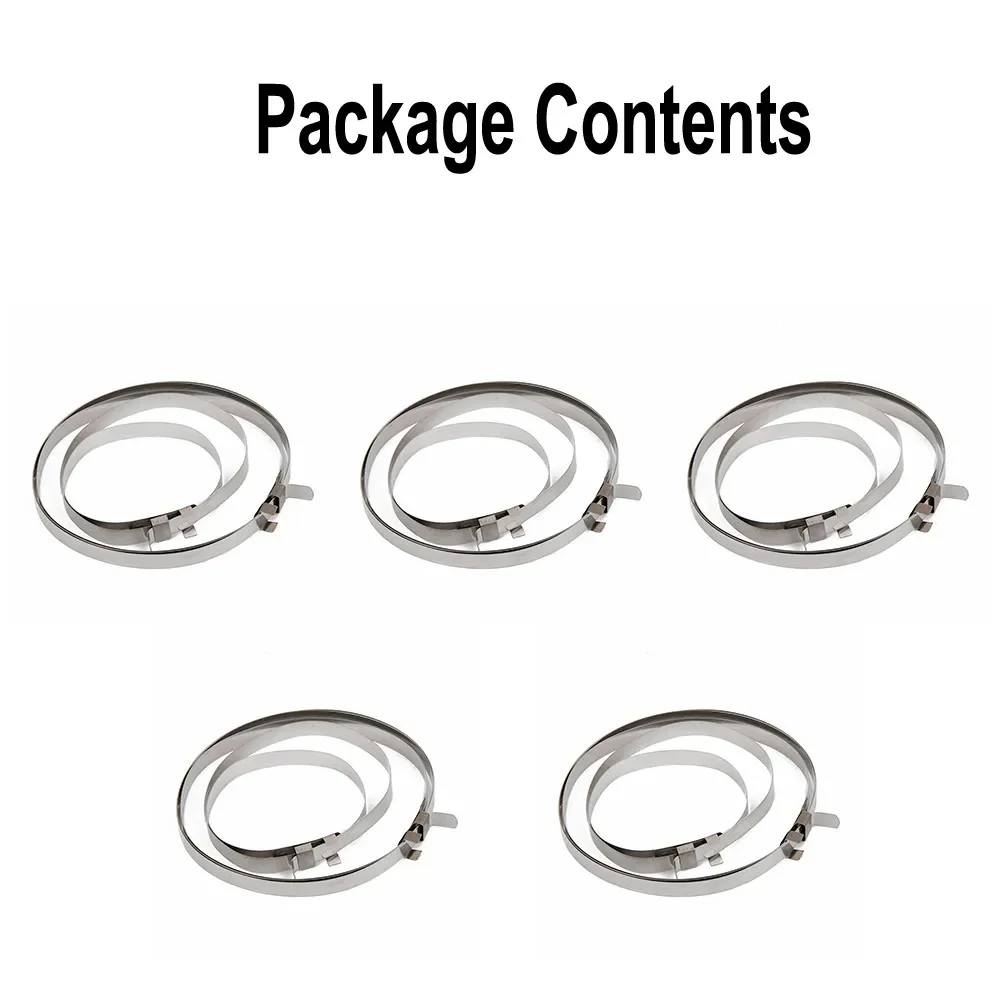 

10PCS CV Boots Clips Kit Adjustable Stainless Steels Axle Coupling Shaft Guide Clamp CV Guide Clamp Kit Universal Auto ATV CV