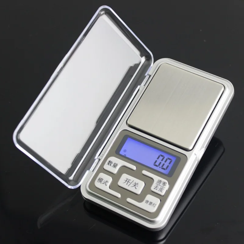 

100/200/300/500g 0.01/0.1g Mini Digital Scale High Accuracy Backlight Electric Pocket Scale For Jewelry Gram Weight For Kitchen