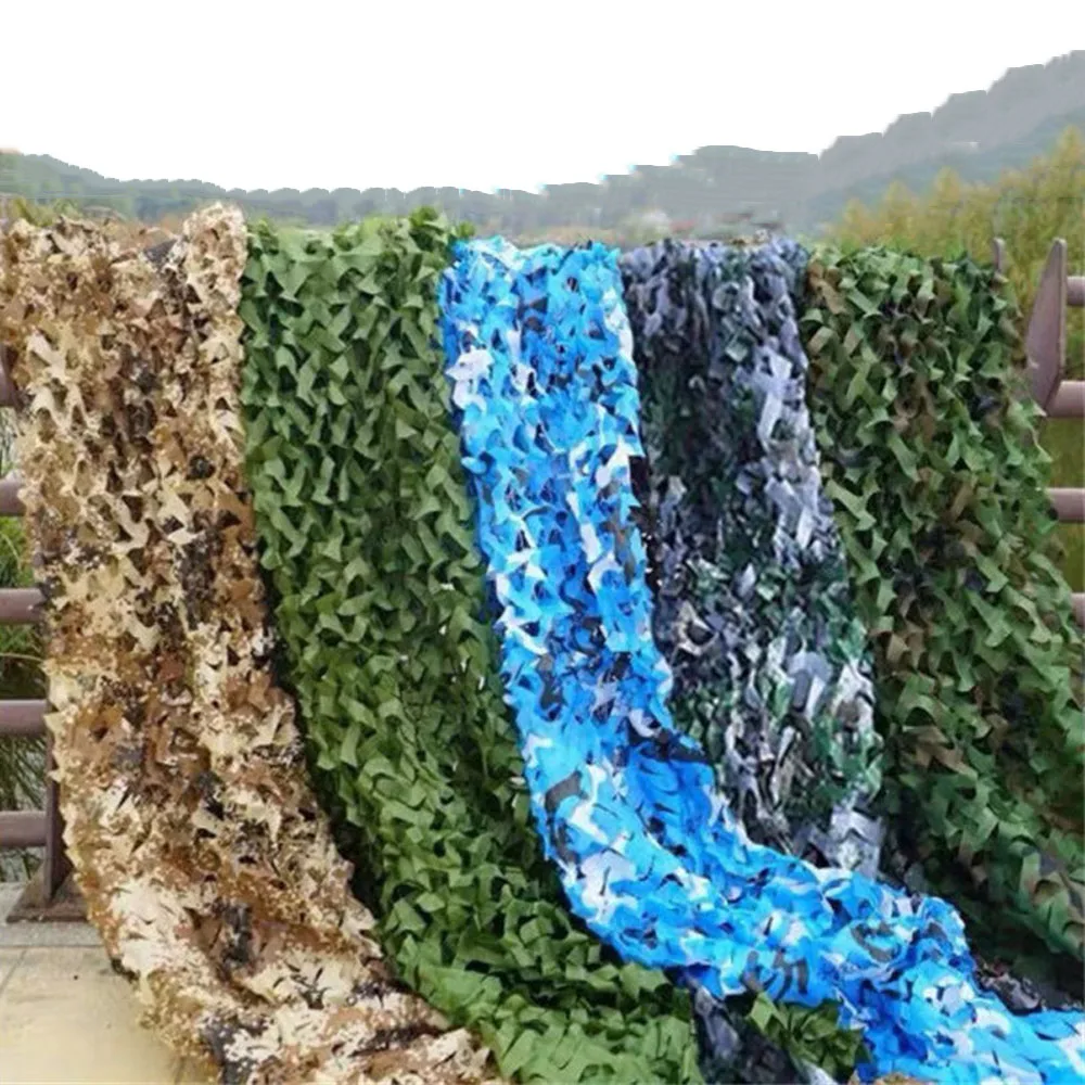 Tactical Camouflage Net Woodland Army Jungle Training Travestimento Net Caccia Campeggio Sun Shelter Car Cover Tema Decorazione Del Giardino