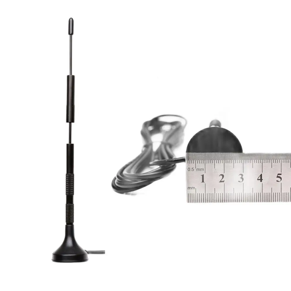

1PC ZigBee Modem Antennas 2.4G/5Ghz Dual Band Wifi Aerial 7dbi High Gain Sucker With SMA Male Connector NEW