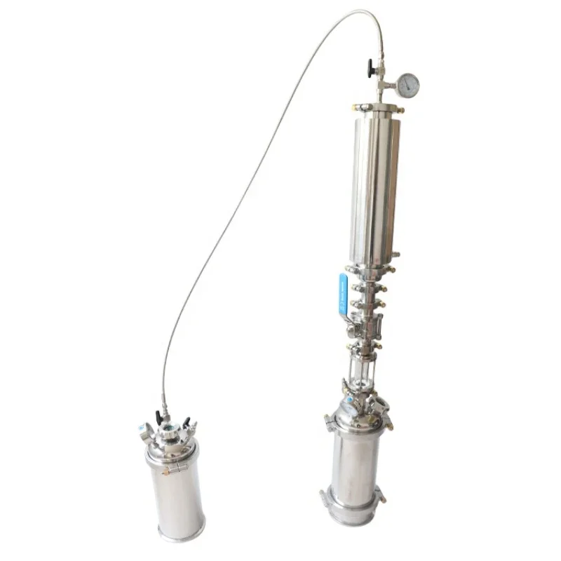 

Wholesale High Quality Passive Closed Loop Extractor 1lb with Splatter Patter Receiving Pot and Recovery Tank