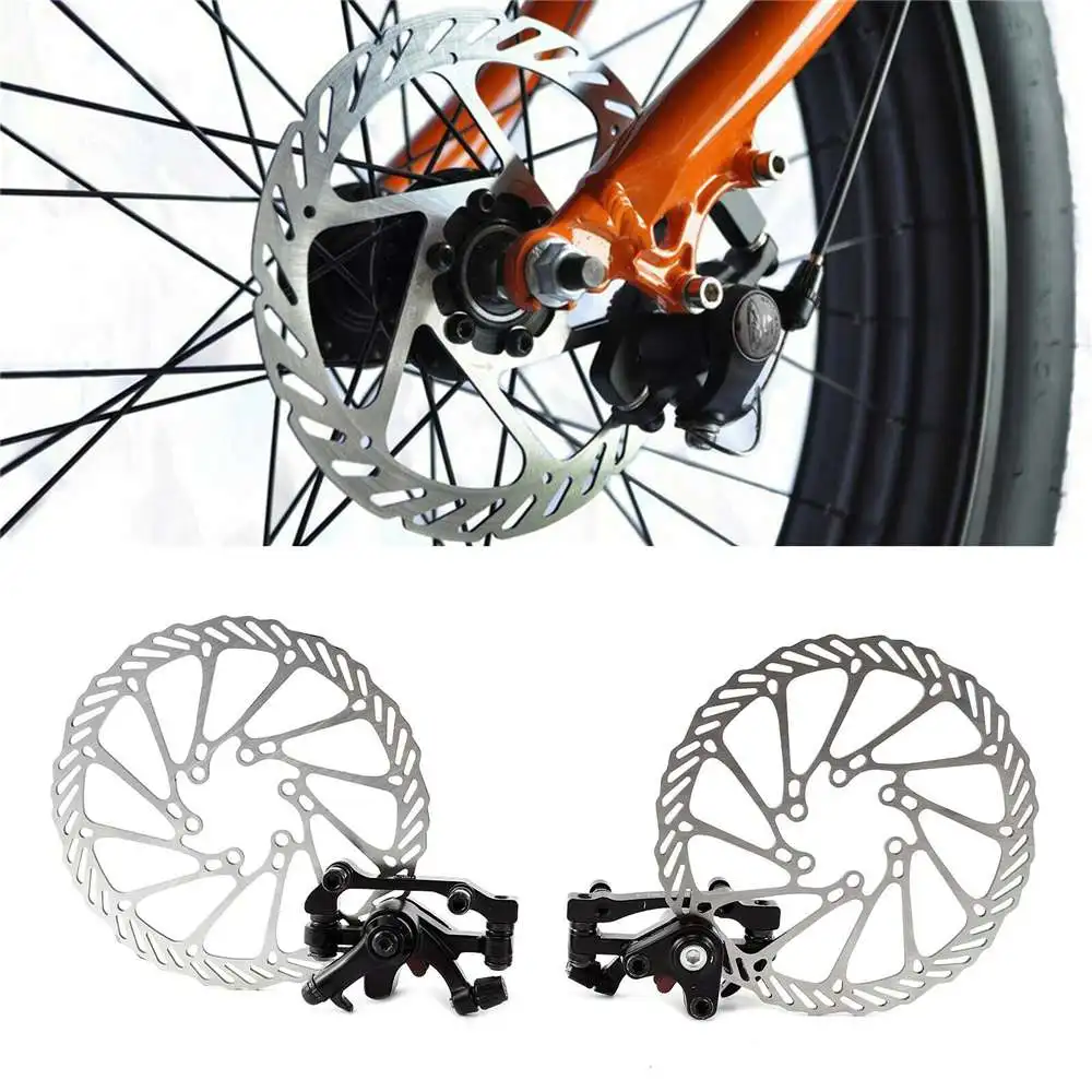 Mountain Bike Bicycle Mechanical Disc Brake Front & Rear Set W/ 160mm