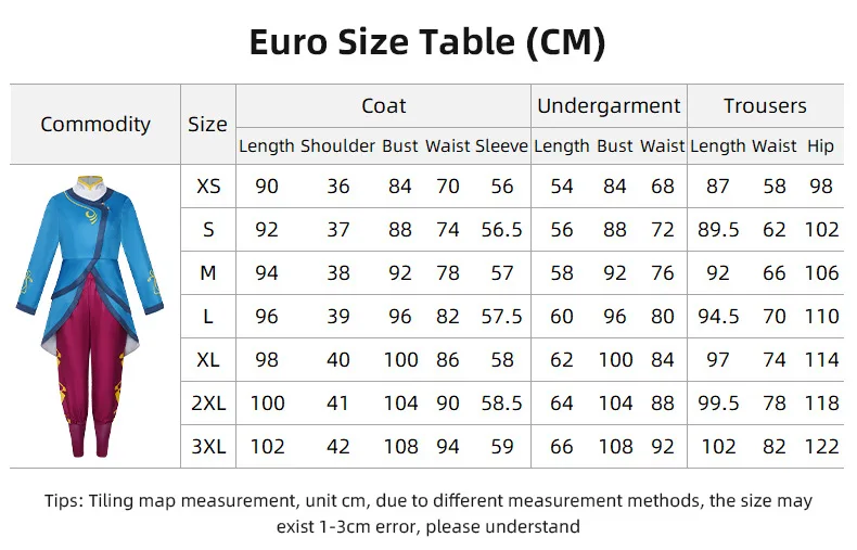 Spellbound: Ellian Princess | Blue Printed Cheongsam-Style Dress Costume Cosplay 20 Generic Blue Printed Cheongsam-Style Dress Costume for Girls (Unofficial)