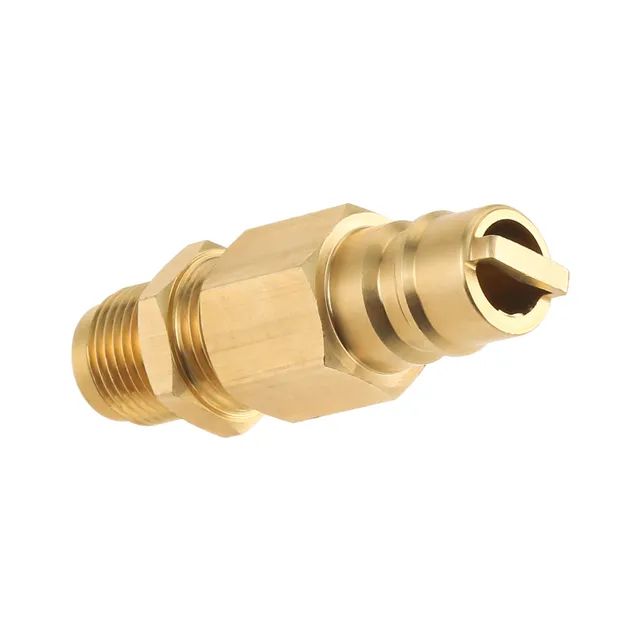 1Dc-Os Sárgaréz 3/8 "Hím Fáklya Természetes Tömlő Adapter Földgázsá Alakítva 3/8" Gyors Leválasztó Dugó Illesztése Szivárgó, Kiváló Minőségű - Image 6