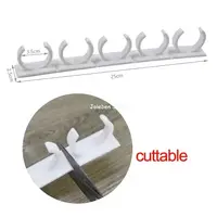 2pcs Grey Plastic Kitchen Jar Rack Wall-Mounted Adhesive Seasoning Bottles Holder Spice Bottle Holder Tool Kitchen Storage Rack 5