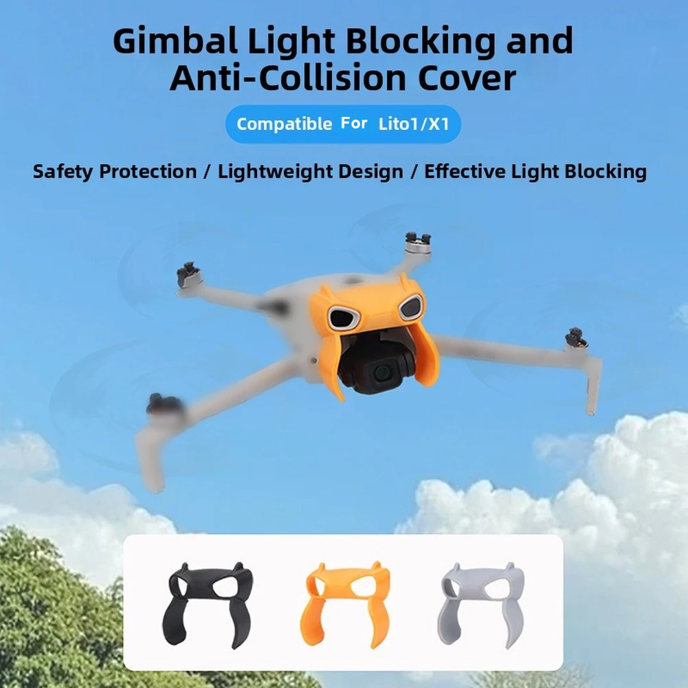 DJI Lito 1/X1 카메라 렌즈 후드 짐벌 쉴드 충돌 방지 차양 커버 짐벌 렌즈 보호기 드론 액세서리