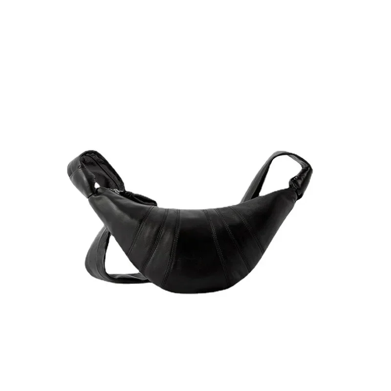 

Женская сумка из овечьей кожи, с круассанами