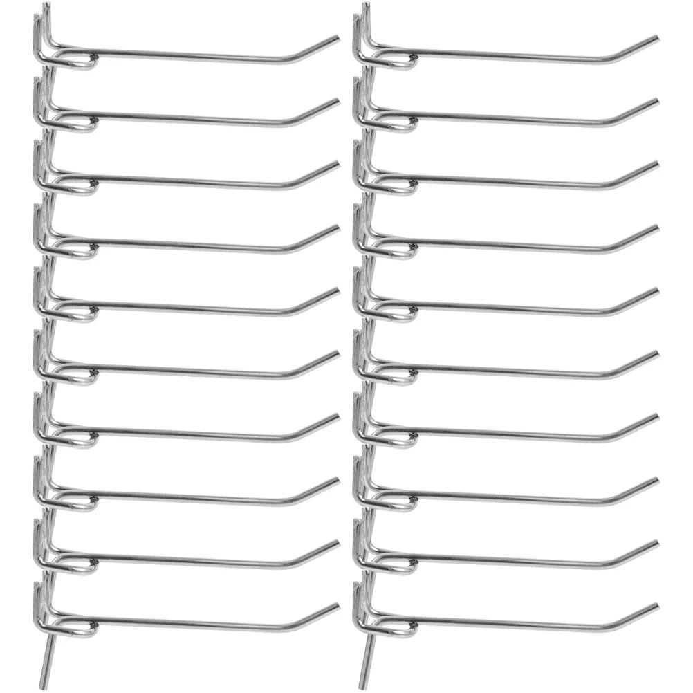 

20 Pcs Home Pegboard Hook Wall Organizing Utility Hooks Nail Tool Heavy for Duty Drill