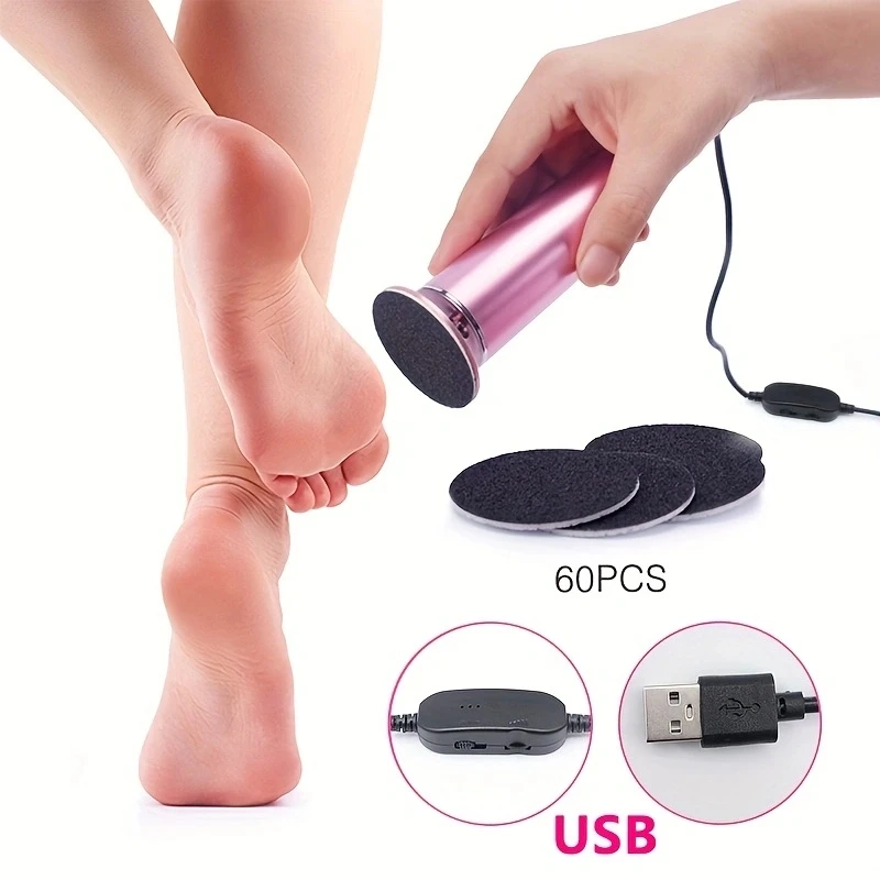 Electric foot grinder foot grinding to remove calluses electric pedicure machine adjustable speed belt replacement sandpaper 6