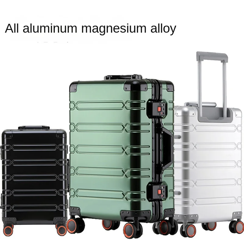 Carry-on suitcase，20 inch carrier，aluminium luggage，All aluminum magnesium alloy material，permitted to both men and women
