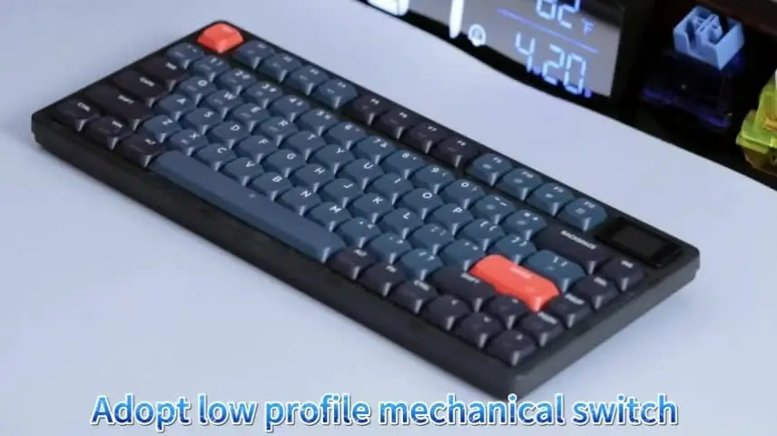 AJAZZ AK832 RGB 83 Keys Bluetooth Gaming Mechanical Keyboard Hot