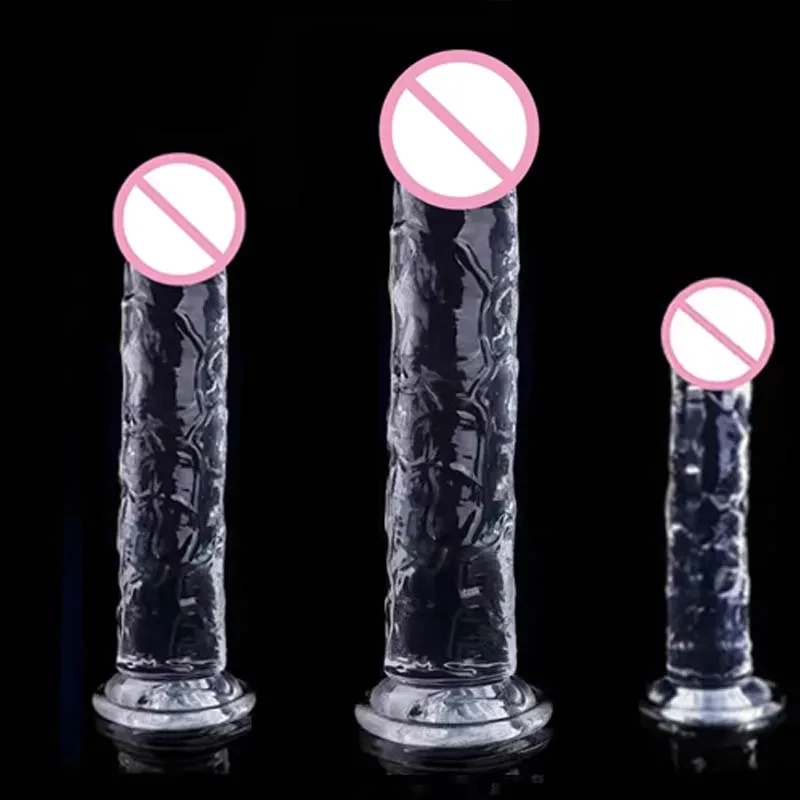 Female Sex Toys Realistic Dildo Jelly Penis Suction Cup Dildo 7 Size Female Masturbator Clitoral Stimulator Big Dick Lesbian Sex Toys For Women