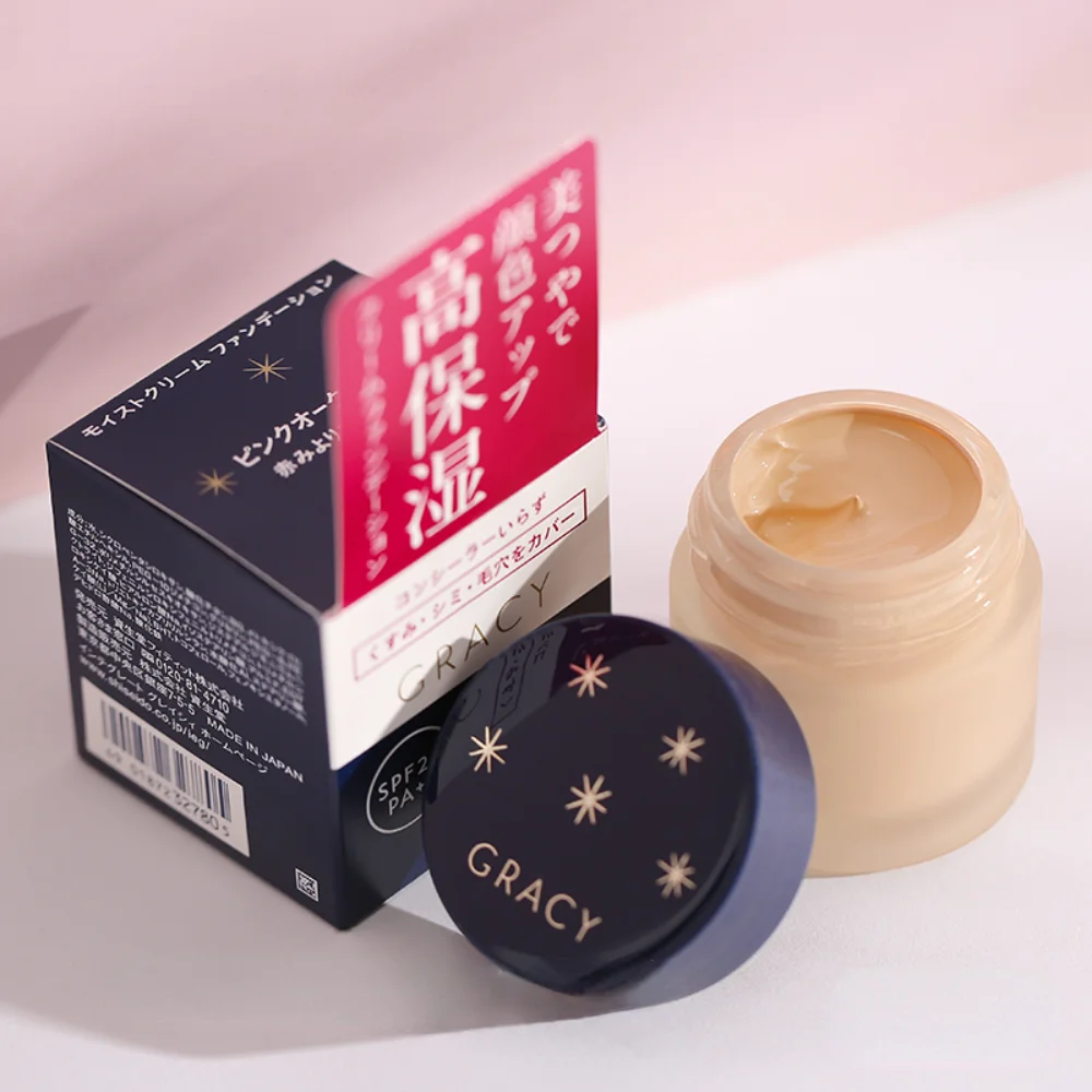 

Japan Makeup Foundation Cream Matte Flawless Long-lasting Invisible Pores Moisturizing Strong Coverage Makeup Cosmetic