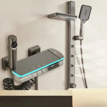 สเปรย์ฉีดเอวในห้องน้ํา สเปรย์ฉีดไหล่อพาร์ทเมนต์ขนาดเล็กโดยไม่ต้องฝักบัวเรียบง่ายแบบแยกด้านบน 1