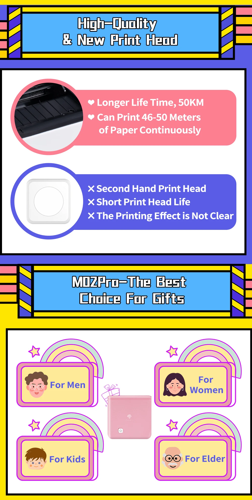 mini portable thermal printer Phomemo Wireless Mini Portable Printer M02Pro Thermal Printer 53mm Sticker Maker For DIY Journal List Photo Printer for Phone mini bluetooth photo printer