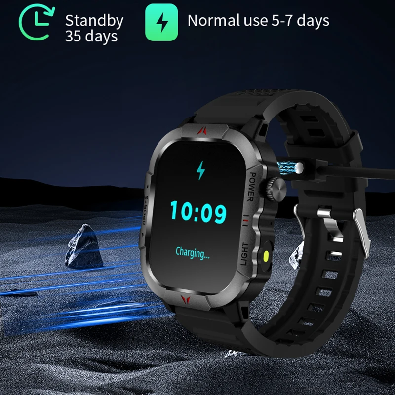 2025 ����Ʈ��ġ 2.01��ġ TFT HD ȭ�� 240 * 296 �ػ� 320mAh ���͸� �ƿ����� ������ 5.3 �������� ��ȭ ������ �ð�