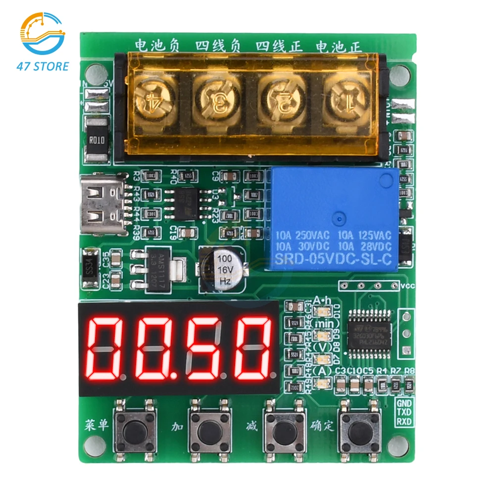 

300W 30V10A 18650 Lithium Battery Capacity Tester/Meter Resistance Discharge Electronic load TTLserial port Modbus Communication