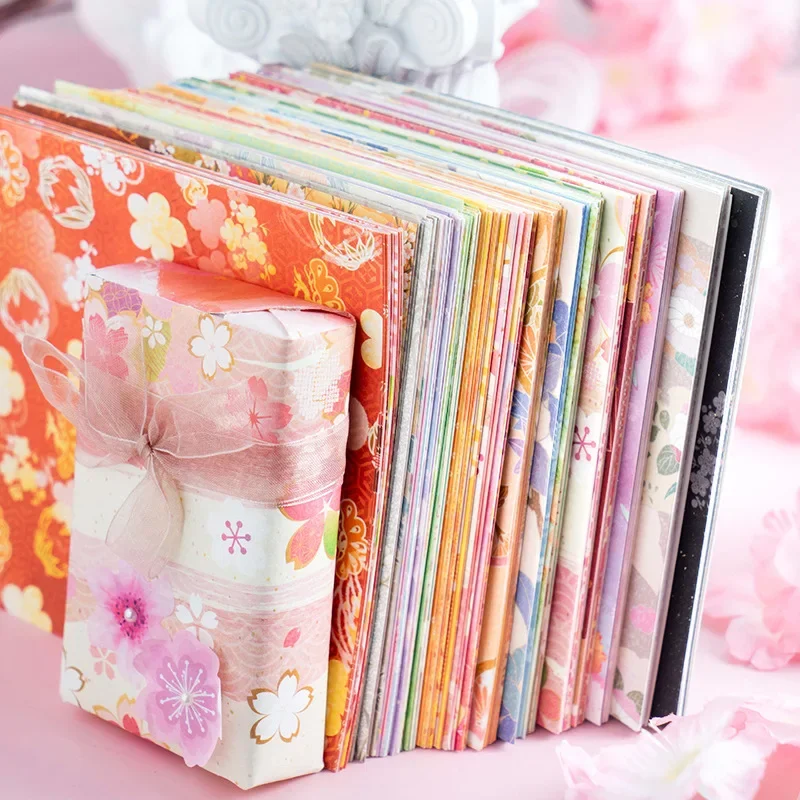 

30 sheetds Memo Cherry Blossom Fresh and Colorful Literature and Art Creative Decoration Message Material Paper 8 kinds