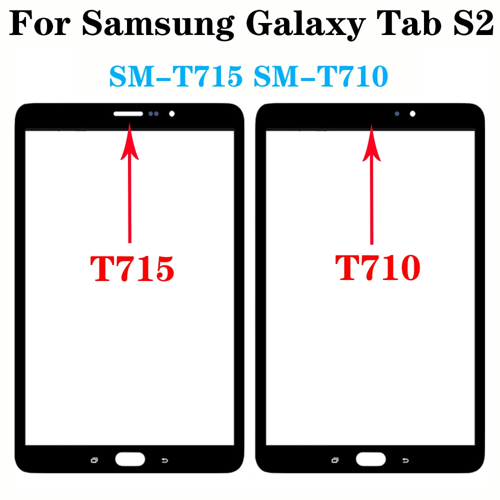 

8.0 Inch Touch Screen For Samsung Galaxy Tab SM-T715 SM-T710 glass panel screen Digitizer Replacement