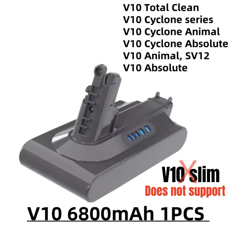 100%New Compatible with Dyson V10 V8  V11 V15 V7 V6 Series SV07 SV09 SV10 DC62 Vacuum Cleaner rechargeable battery - Image 17