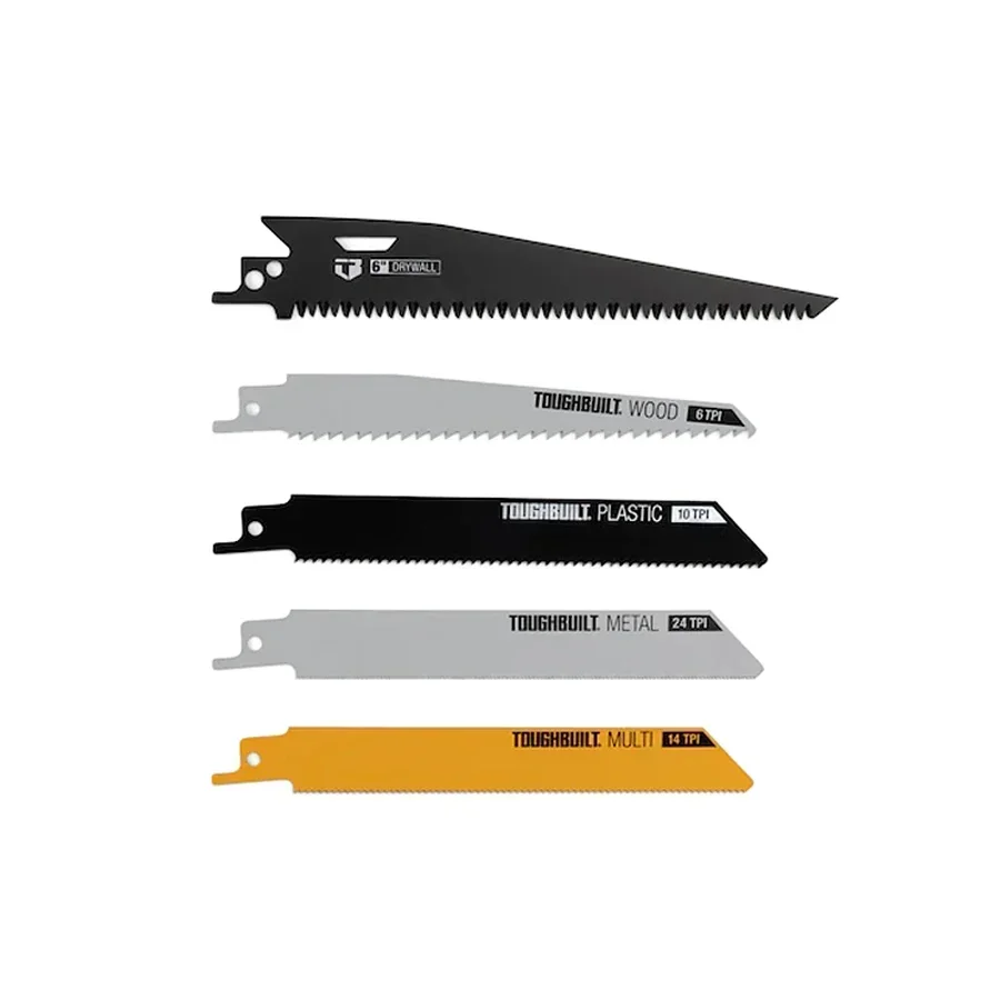 TOUGHBUILT TB-H4S5-23FU 5-in-1 Folding Jab Saw + 4 Blades Saw Blades Designed to Cut Wood, Plastic, Metal, and Drywall Materials 3