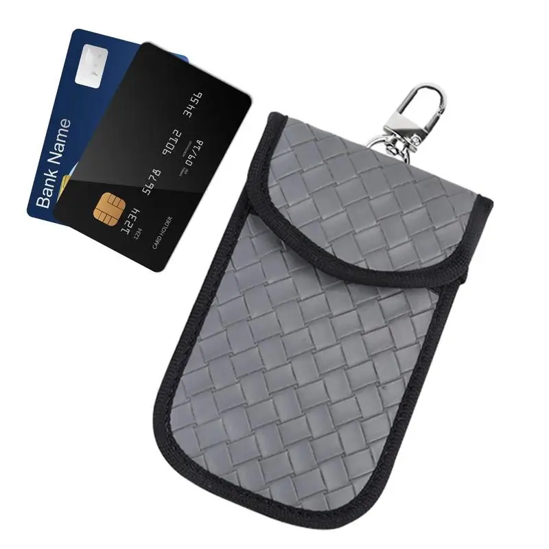 Lanpard Faraday Bag For Key Signal Blocking Pouch Anti-Theft Faraday Cage Key Fob Protector Security Box Signal  Fob Protector