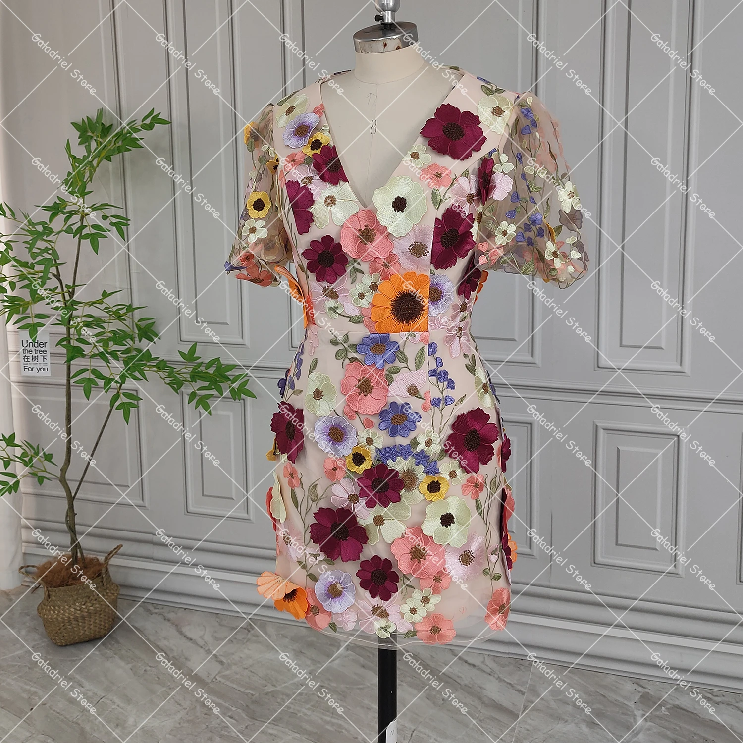 green emerald velvet dress EMBROIDERED LACE HALF HIGH COLLAR MINI DRESS-mini dresses-floral dresses-flower-regular  size-hidden zipper-sexy-latest-new in dresses-party dress-prom dresses-homecoming  dress-graduation dress-formal wear-clothing-dresses for women 2023-dress  summer