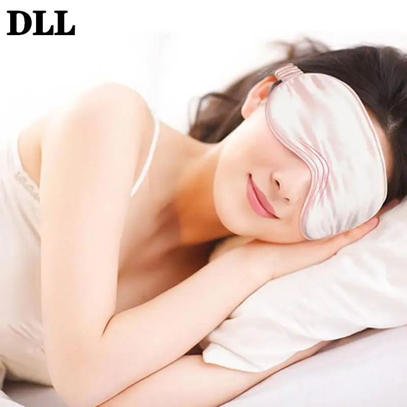 

1 Pc Eyepatch Blindfolds Eyeshade EyeShade Sleeping Eye Mask Cover Health Sleep Shield Light Silk Double-Side